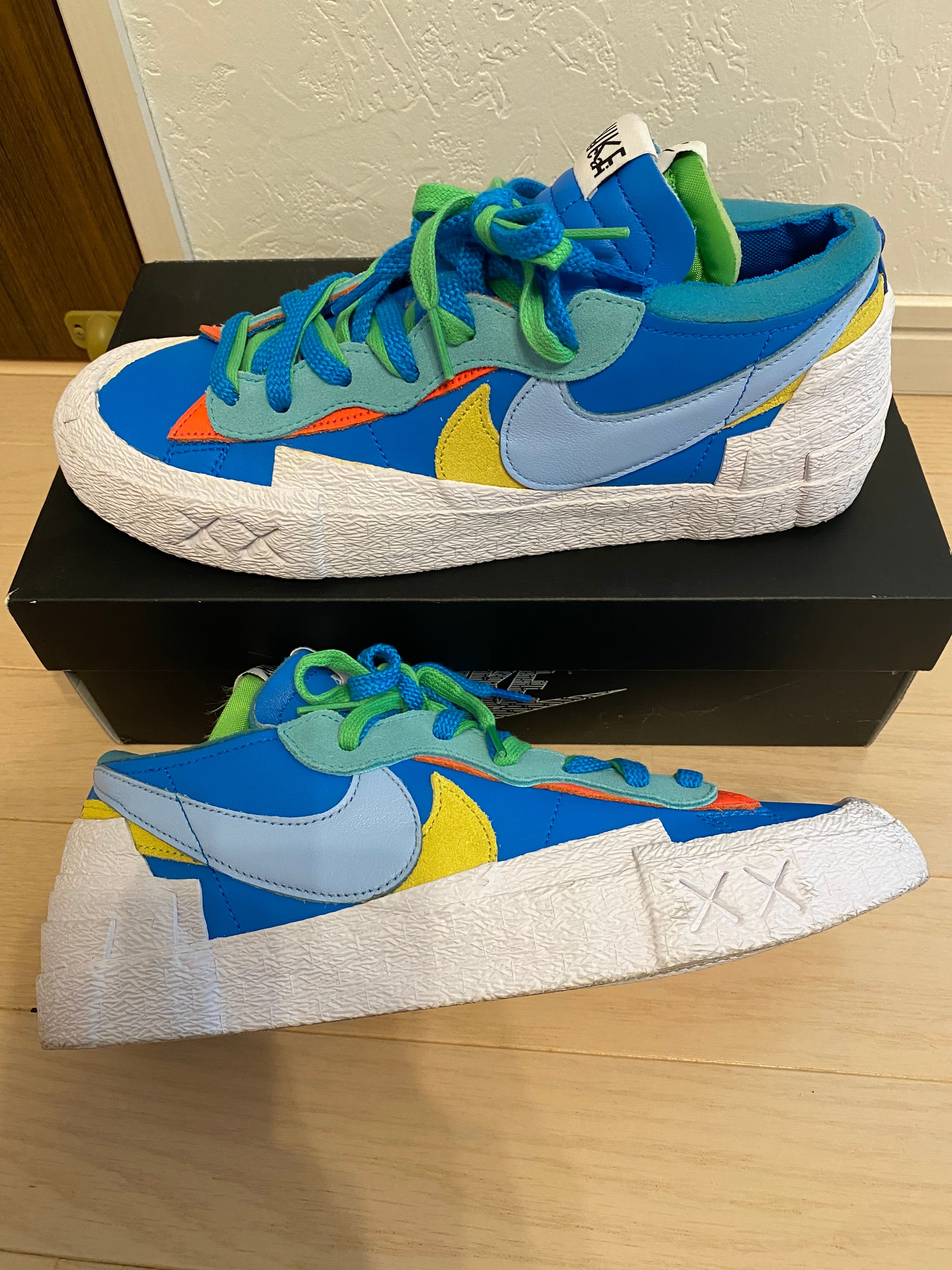 KAWS × sacai × Nike Blazer Low "Neptune Blue"