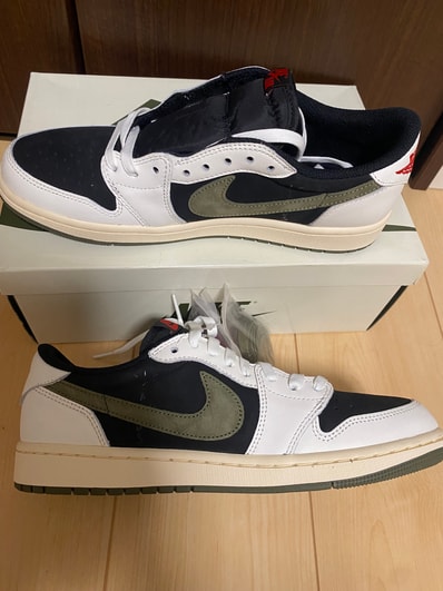 Travis Scott × Nike Women's Air Jordan 1 Low OG "Medium Olive"