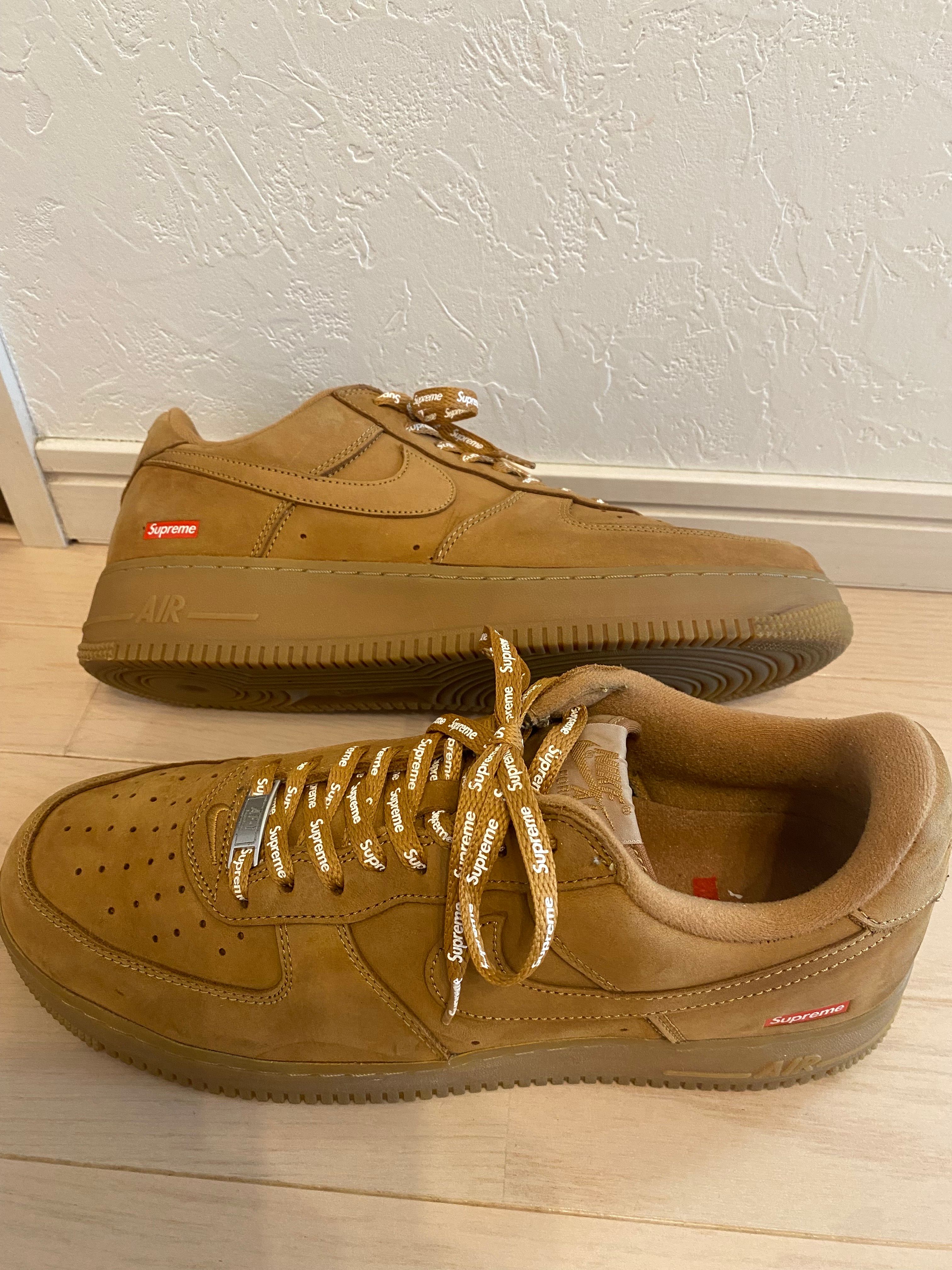 Supreme × Nike Air Force 1 Low "Flax/Wheat"