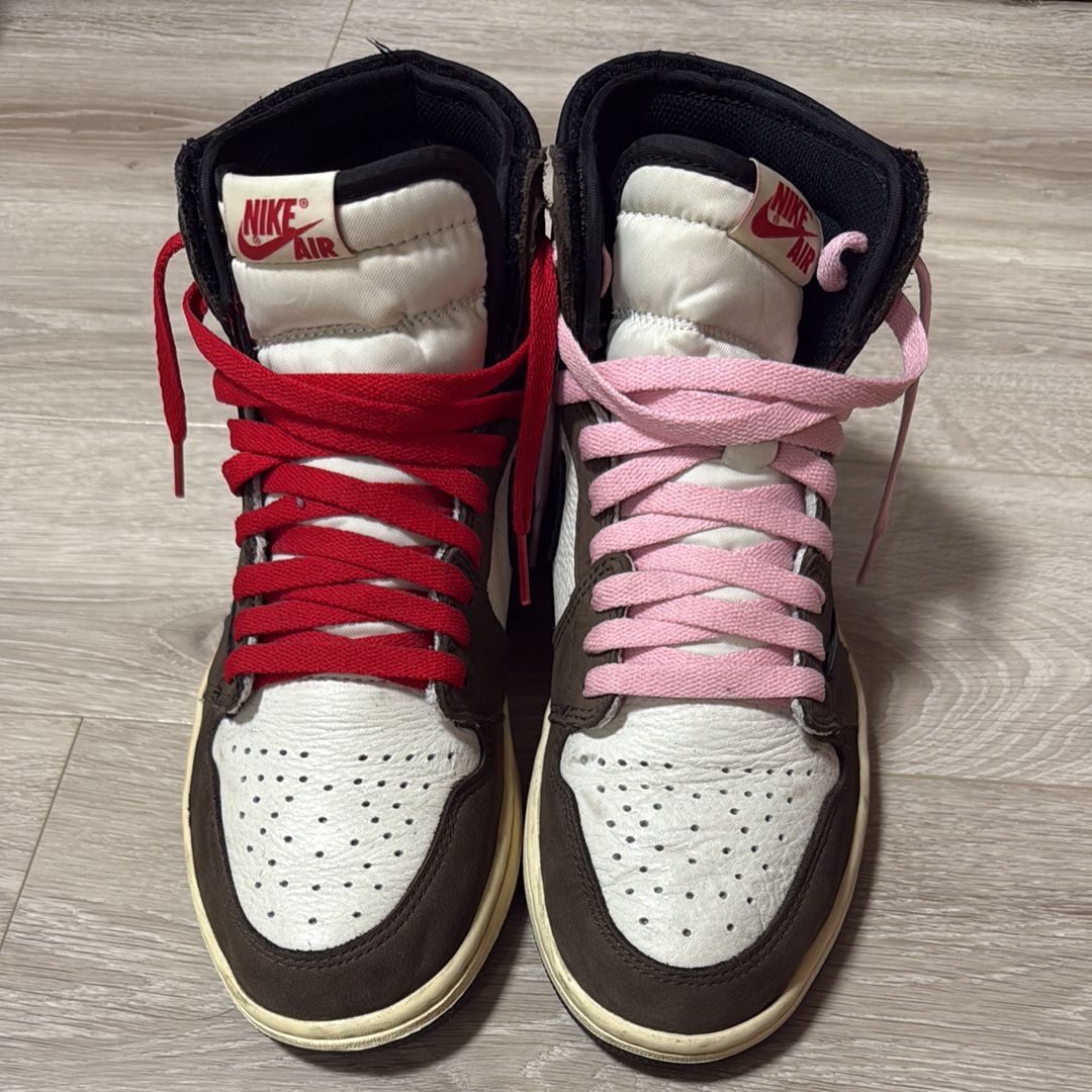 Travis Scott × Nike Air Jordan 1 Retro High OG TS SP "Sail/Dark Mocha"