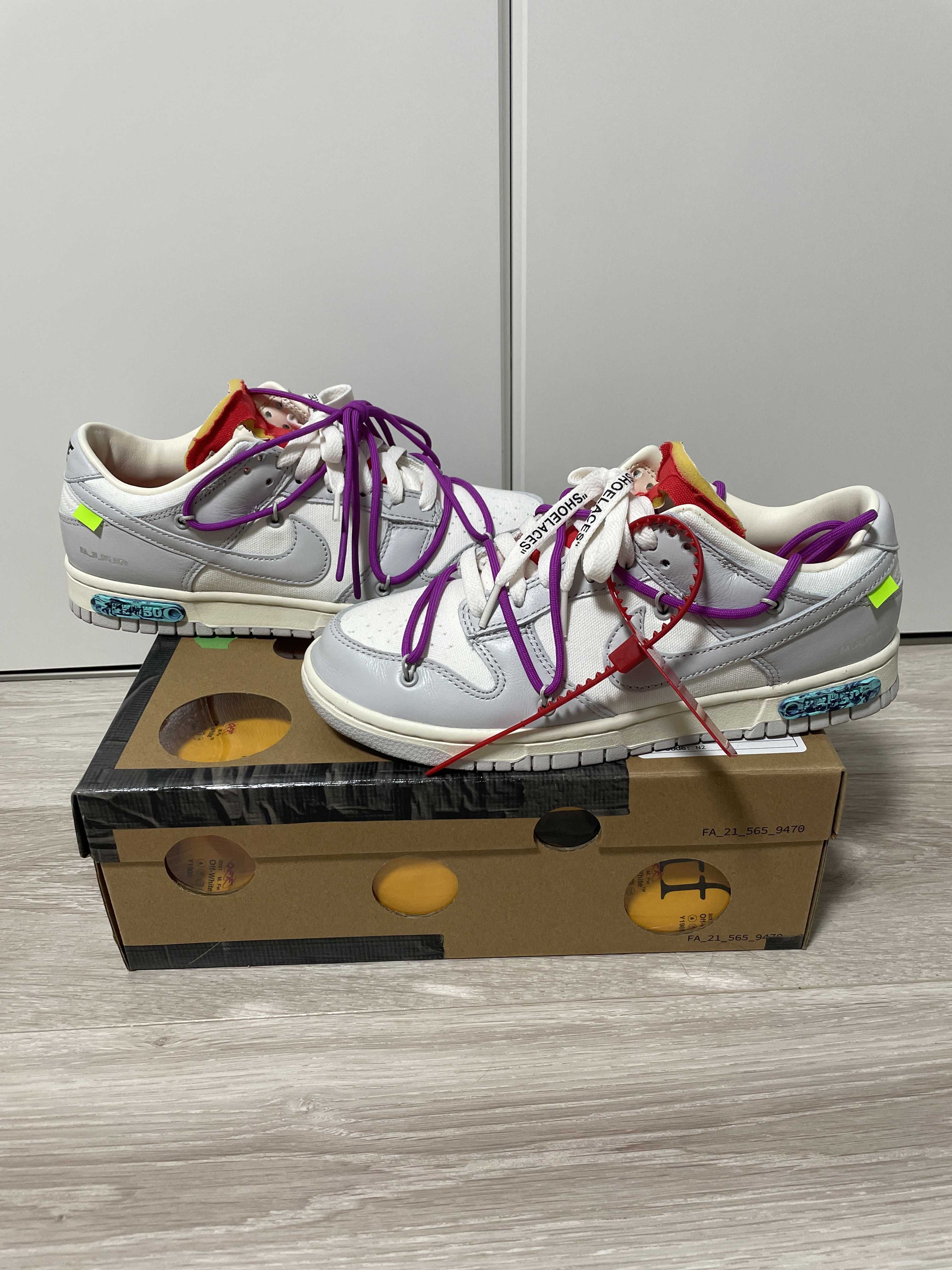 Off-White × Nike Dunk Low 1 of 50 "Lot.45"