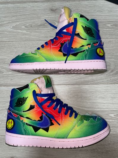 J Balvin × Nike Air Jordan 1 High OG "Rainbow"