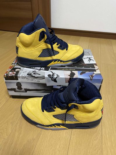 NIKE AIR JORDAN 5 "MICHIGAN"