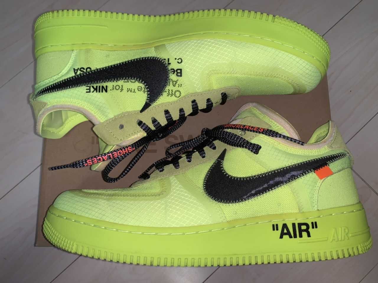 Off-White × Nike Air Force 1 Low "Volt"