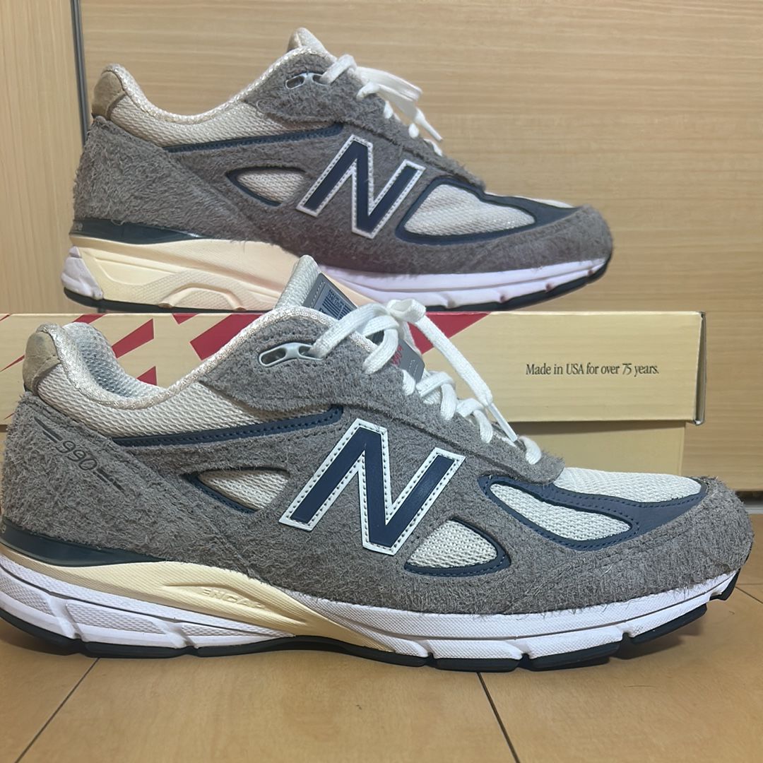 New Balance 990V4 "Gray/Slate Blue"