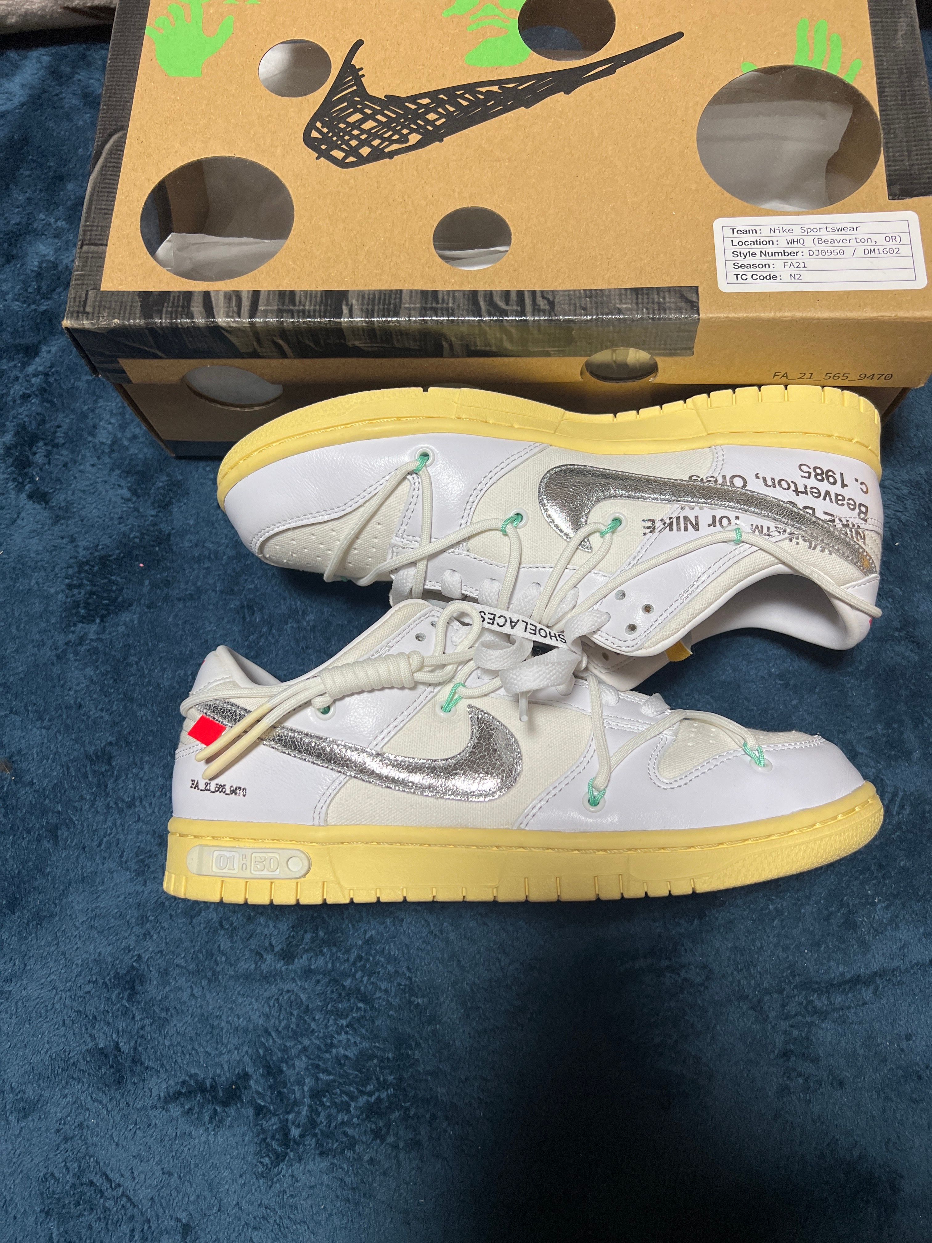 Off-White × Nike Dunk Low 1 of 50 "Lot.1"