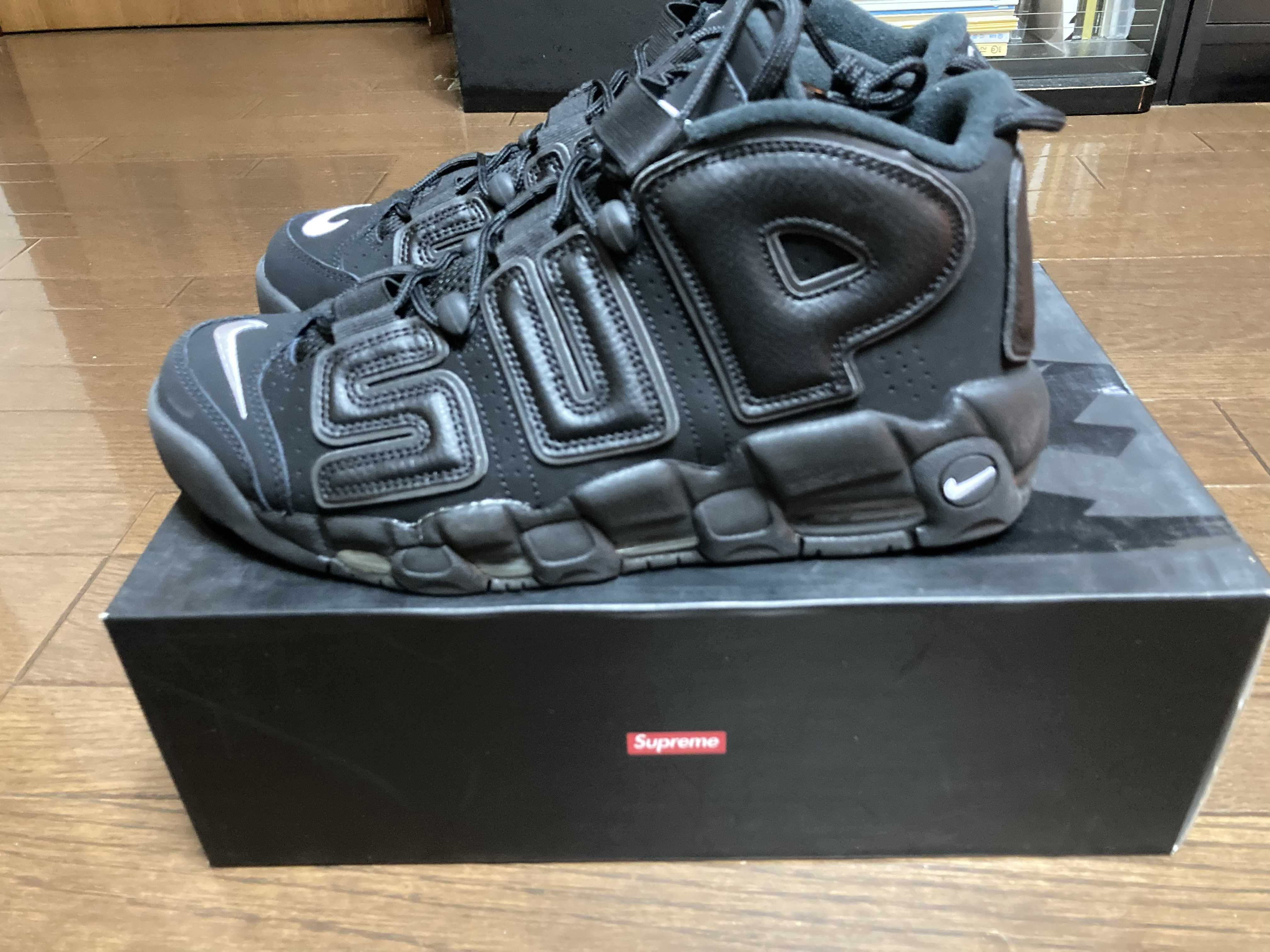 Supreme × Nike Air More Uptempo "Black"