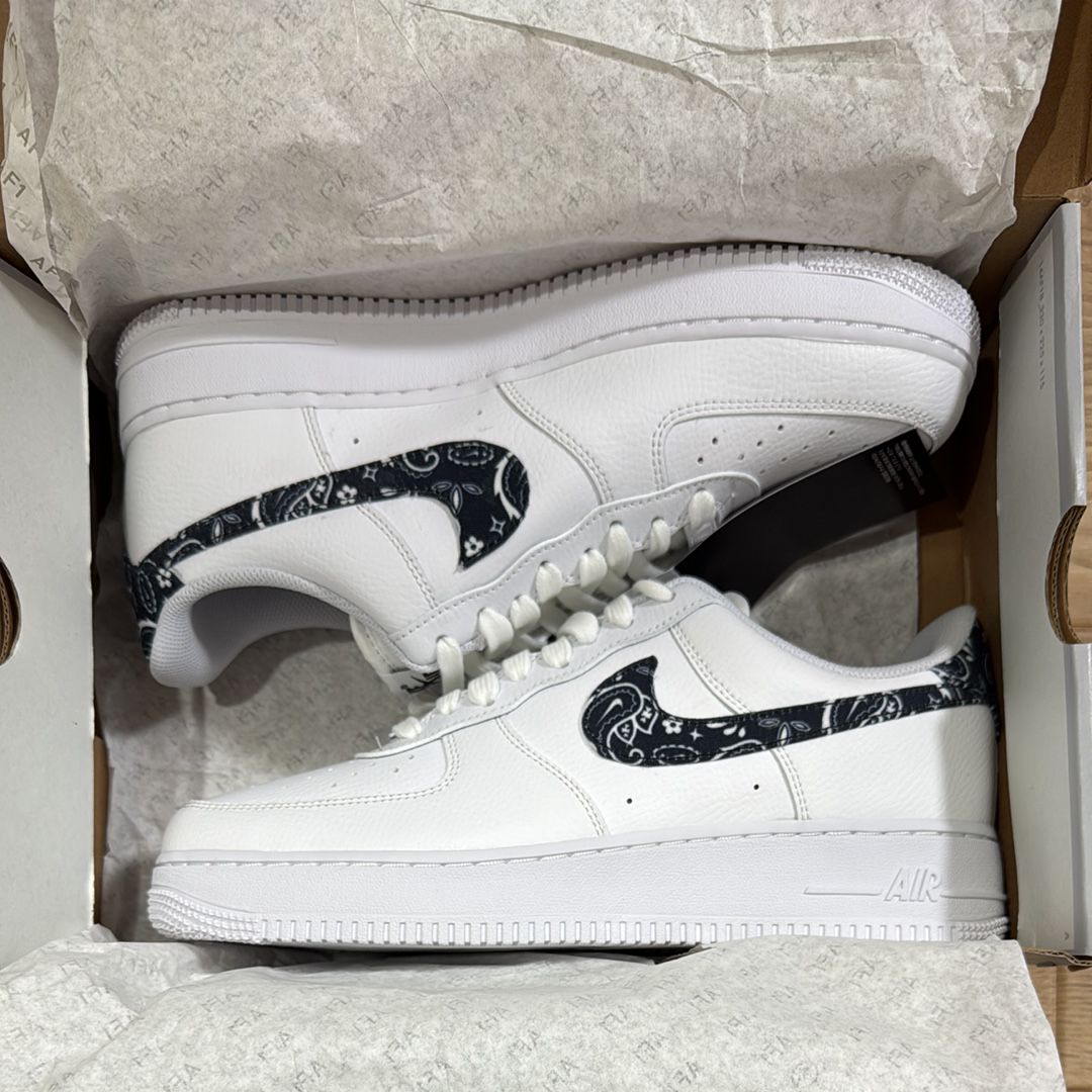 Nike Women's Air Force 1 Low '07 Essential "Black Paisley"