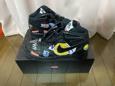 Supreme × NBA × Nike Air Force 1 Mid '07 "Black"