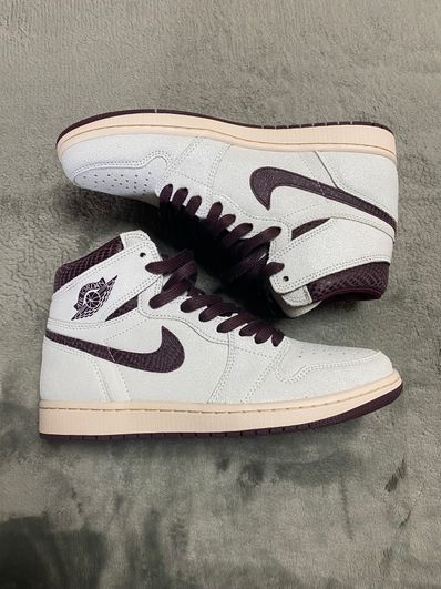 A Ma Maniere × Nike Air Jordan 1 Retro High OG "Sail and Burgundy"