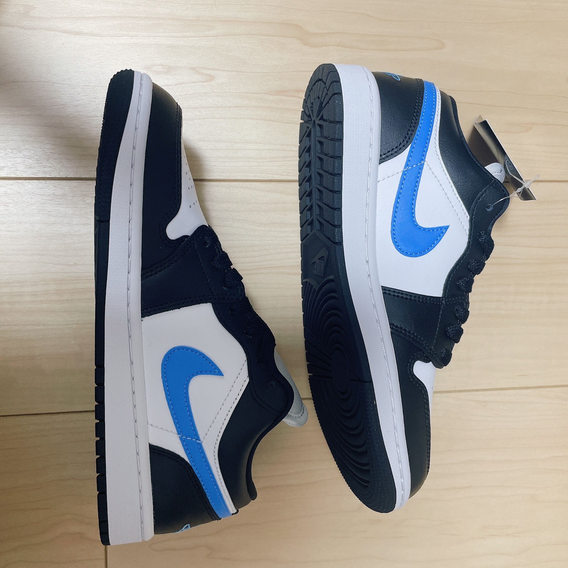 Nike Women's Air Jordan 1 Low "Black/University Blue"