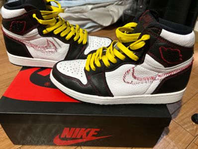 Nike Air Jordan 1 High OG Defiant "Black/Yellow/Gym Red"