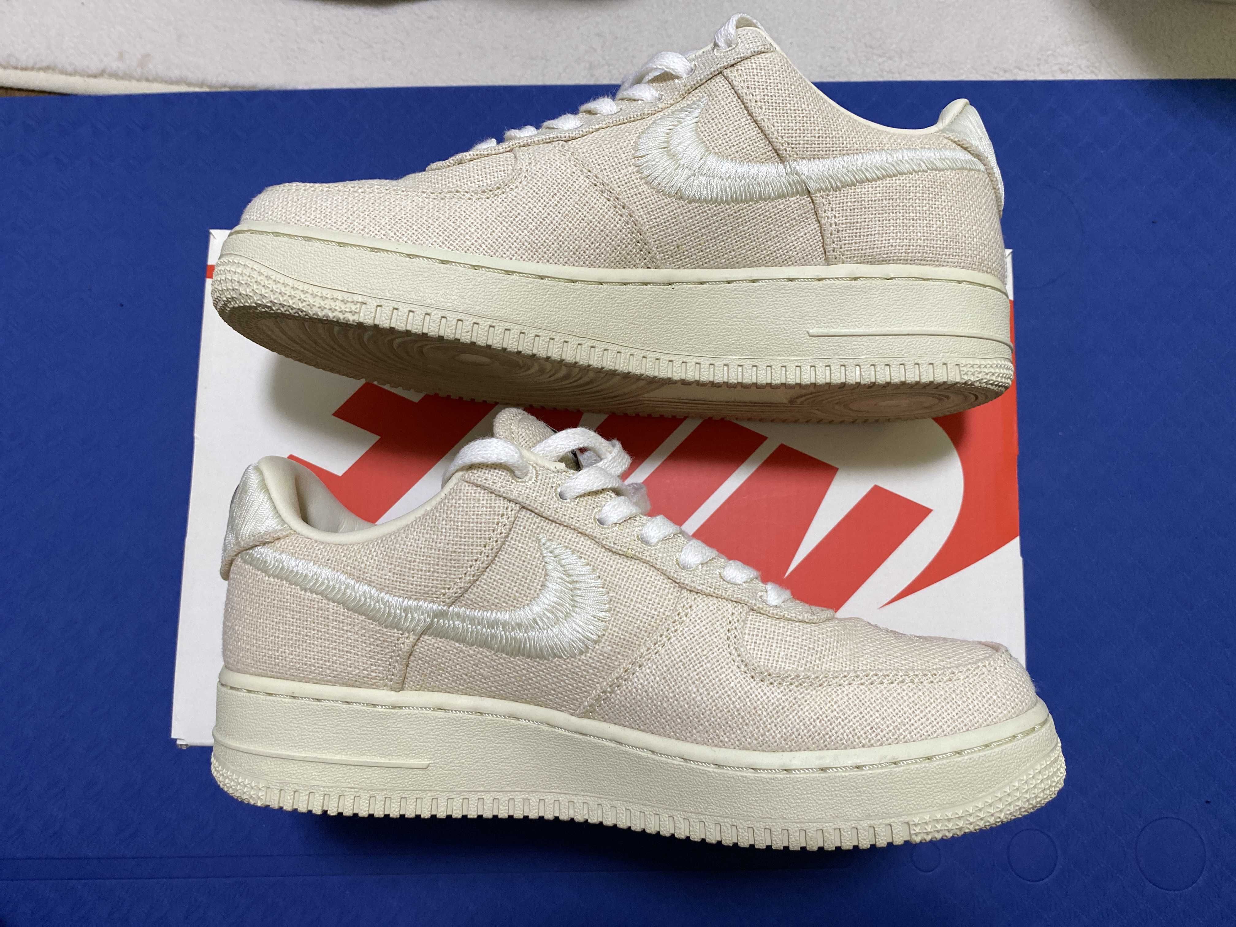 Stussy × Nike Air Force 1 Low "Fossil Stone"