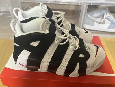 NIKE AIR MORE UPTEMPO "WHITE/BLACK/UNIVERSITY RED"(2020)