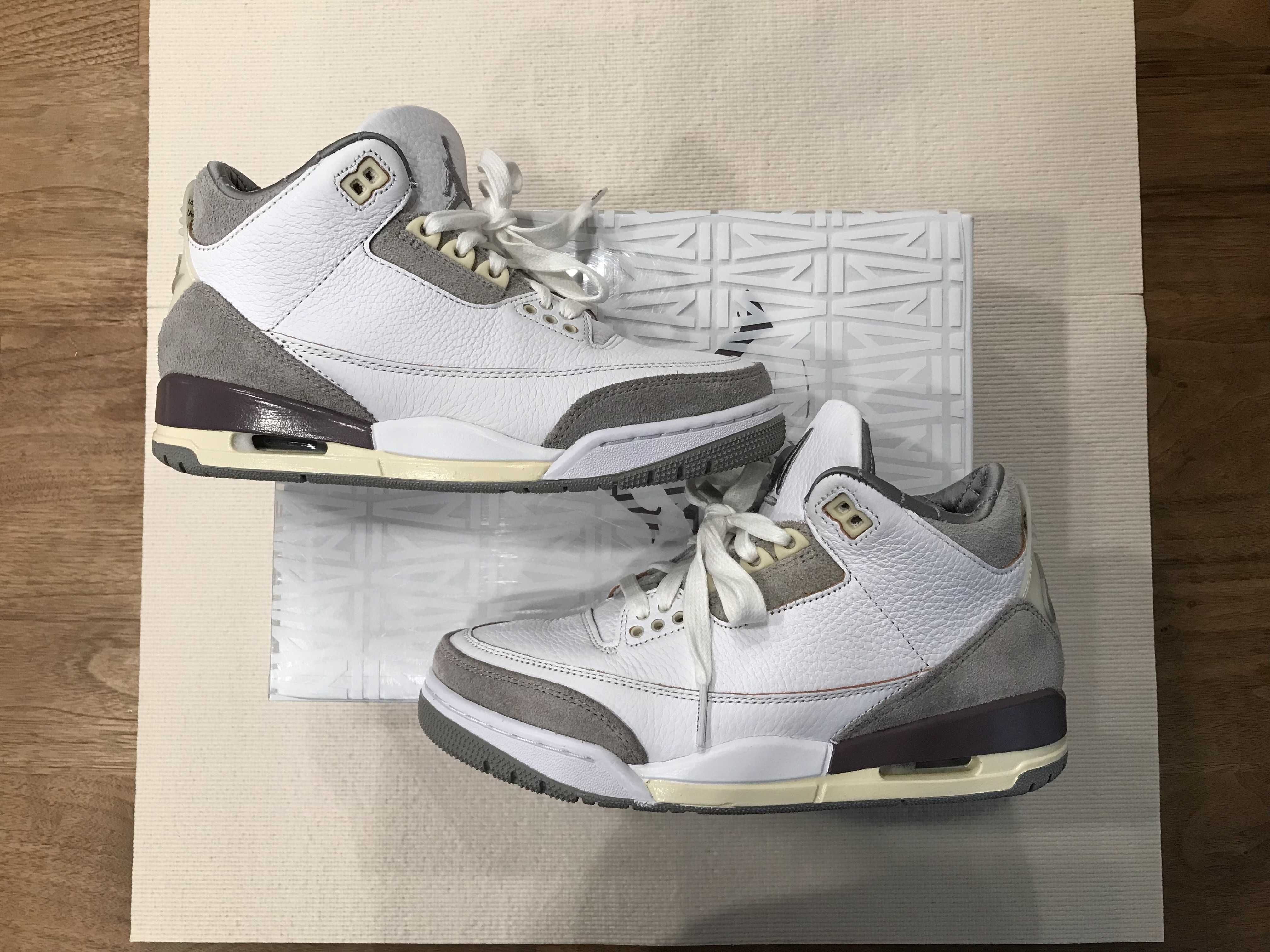 A Ma Maniere × Nike Women's Air Jordan 3 Retro SP "White/Medium Grey Violet Ore"