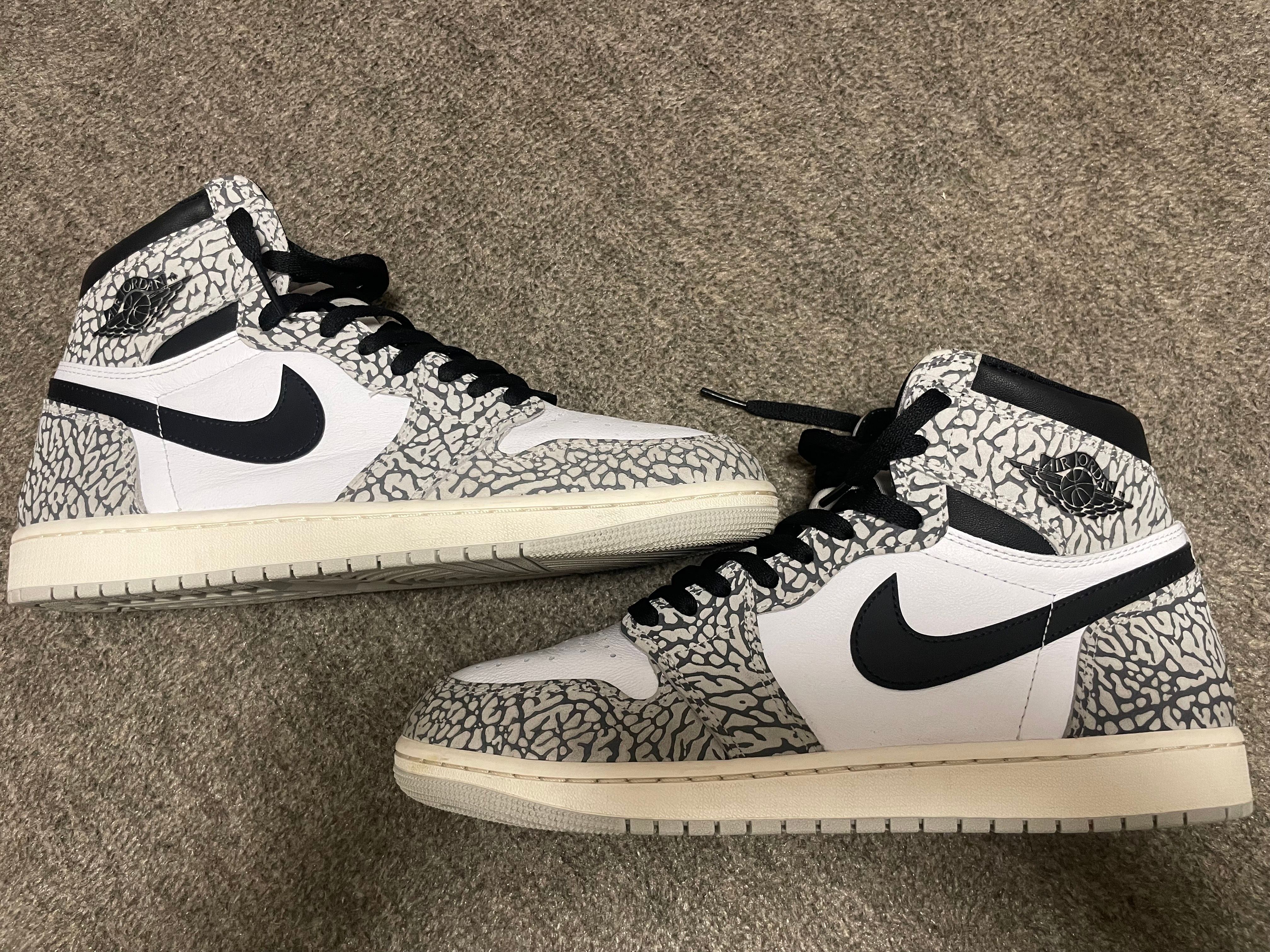 Nike Air Jordan 1 High OG "White Cement/Safari"