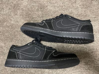 Travis Scott × Nike Air Jordan 1 Low OG SP "Black Phantom"