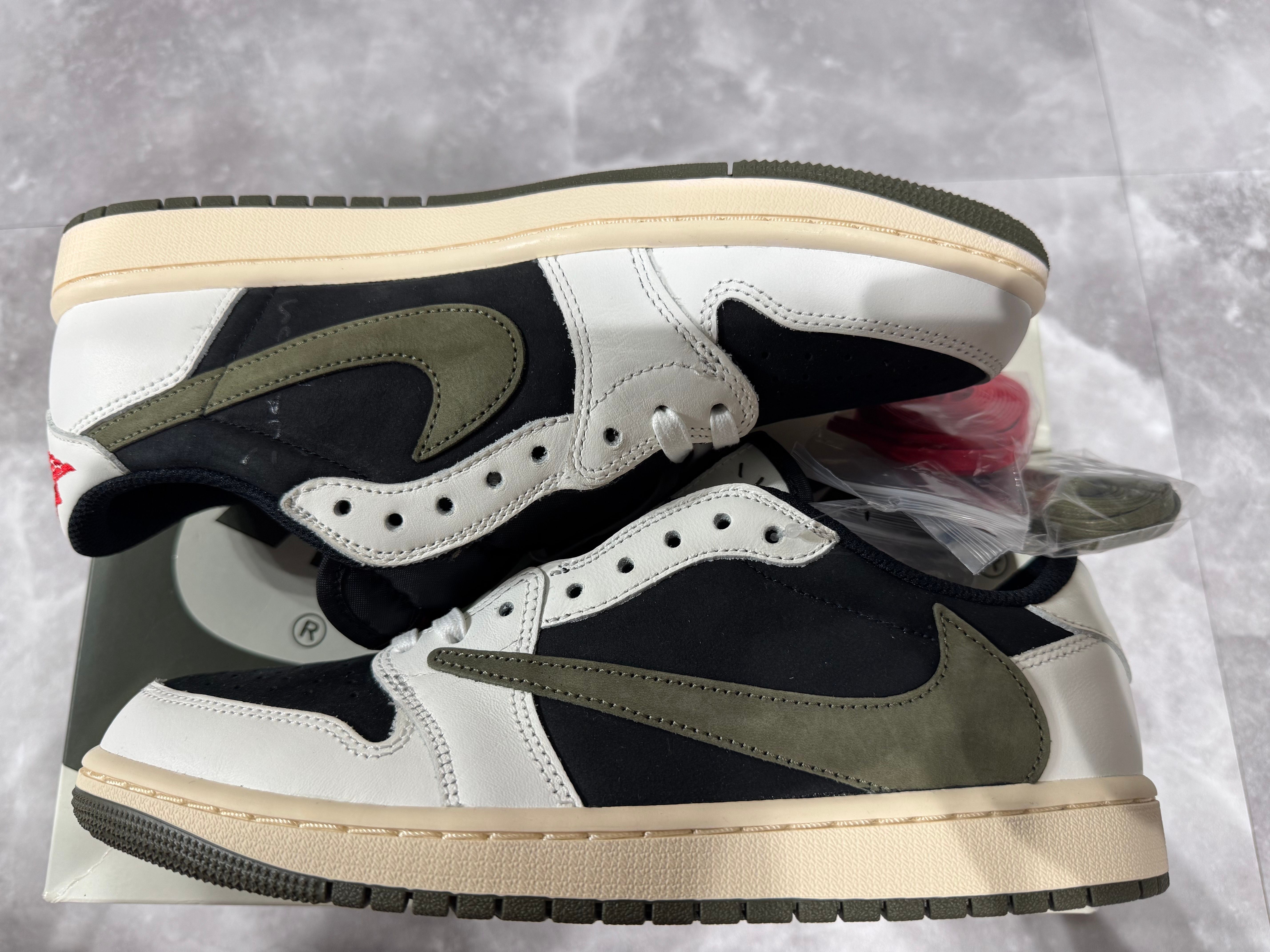 Travis Scott × Nike Women's Air Jordan 1 Low OG "Medium Olive"