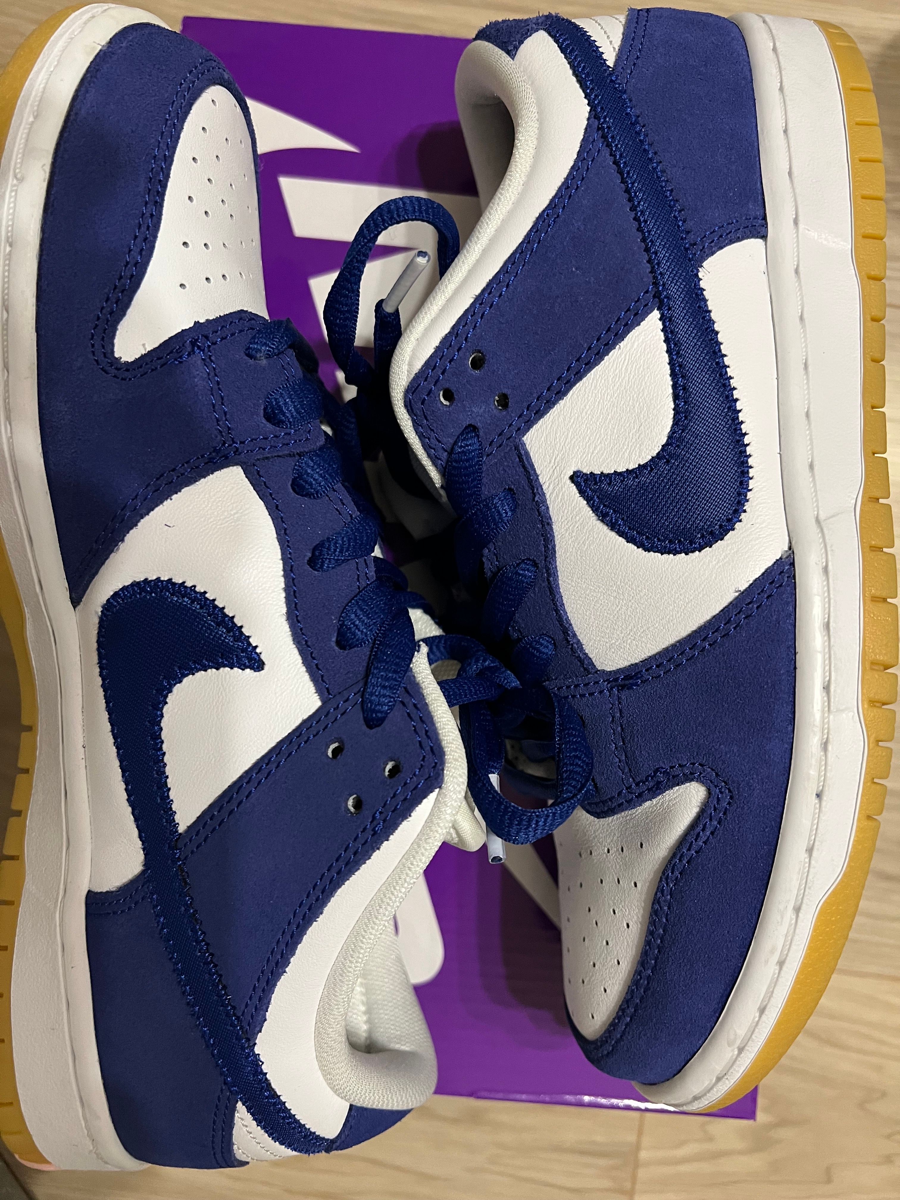 Nike SB Dunk Low "Los Angeles Dodgers/Deep Royal Blue"