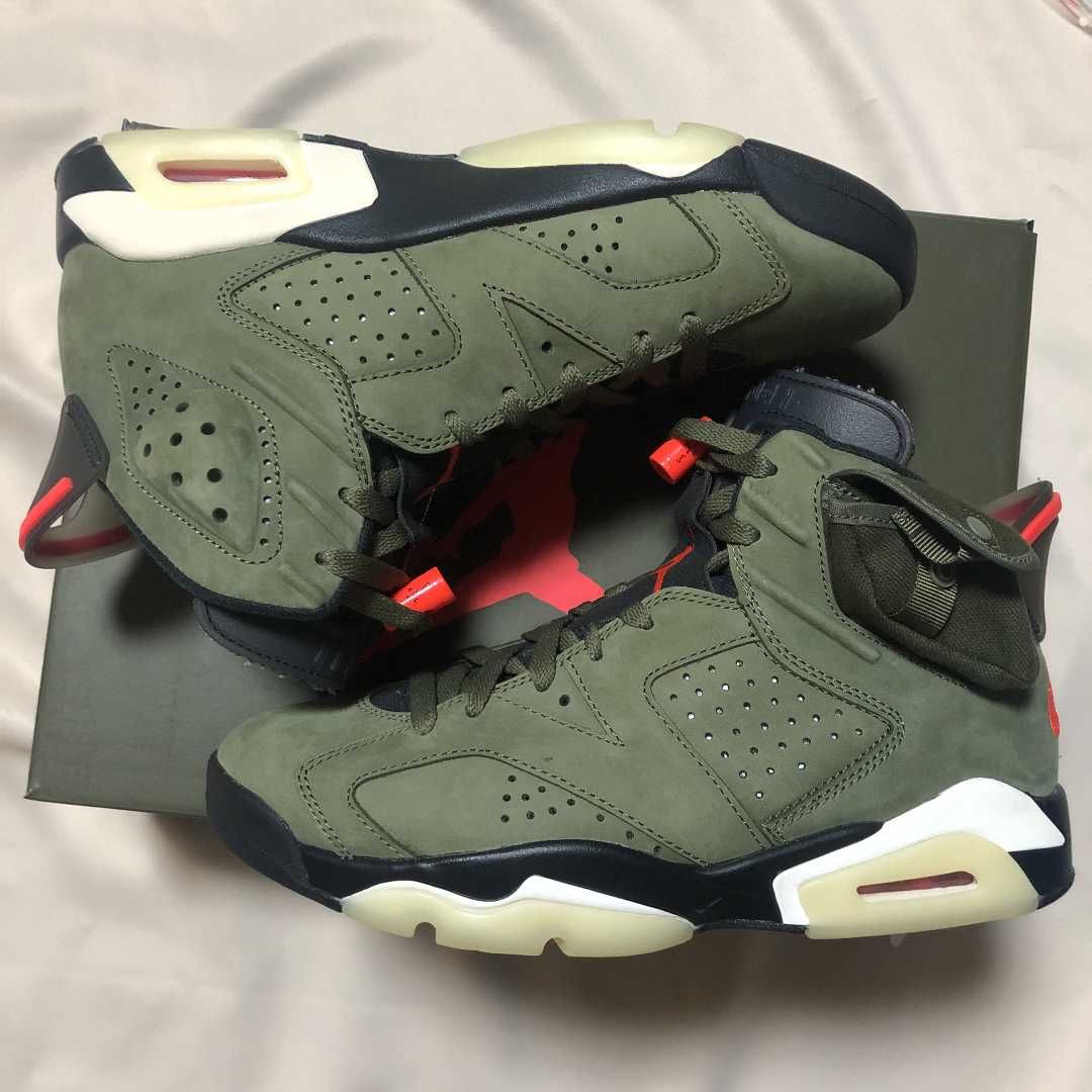 Travis Scott × Nike Air Jordan 6 Retro "Medium Olive"