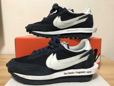 Fragment × sacai × Nike LD Waffle "Blackended Blue"