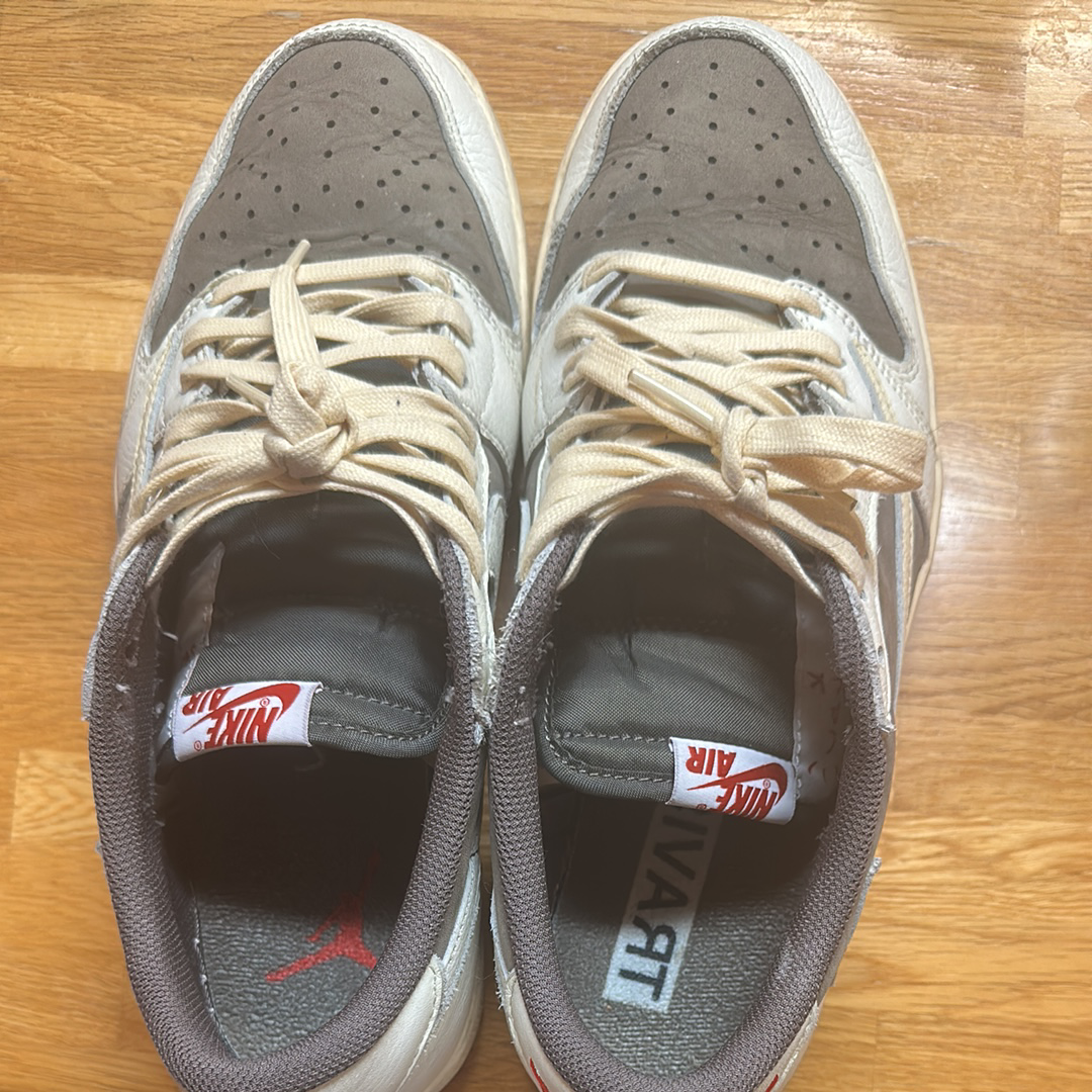 Travis Scott × Nike Air Jordan 1 Low OG SP "Reverse Mocha/Sail and Ridgerock"