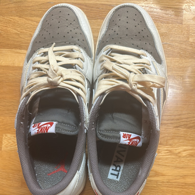 Travis Scott × Nike Air Jordan 1 Low OG SP "Reverse Mocha/Sail and Ridgerock"