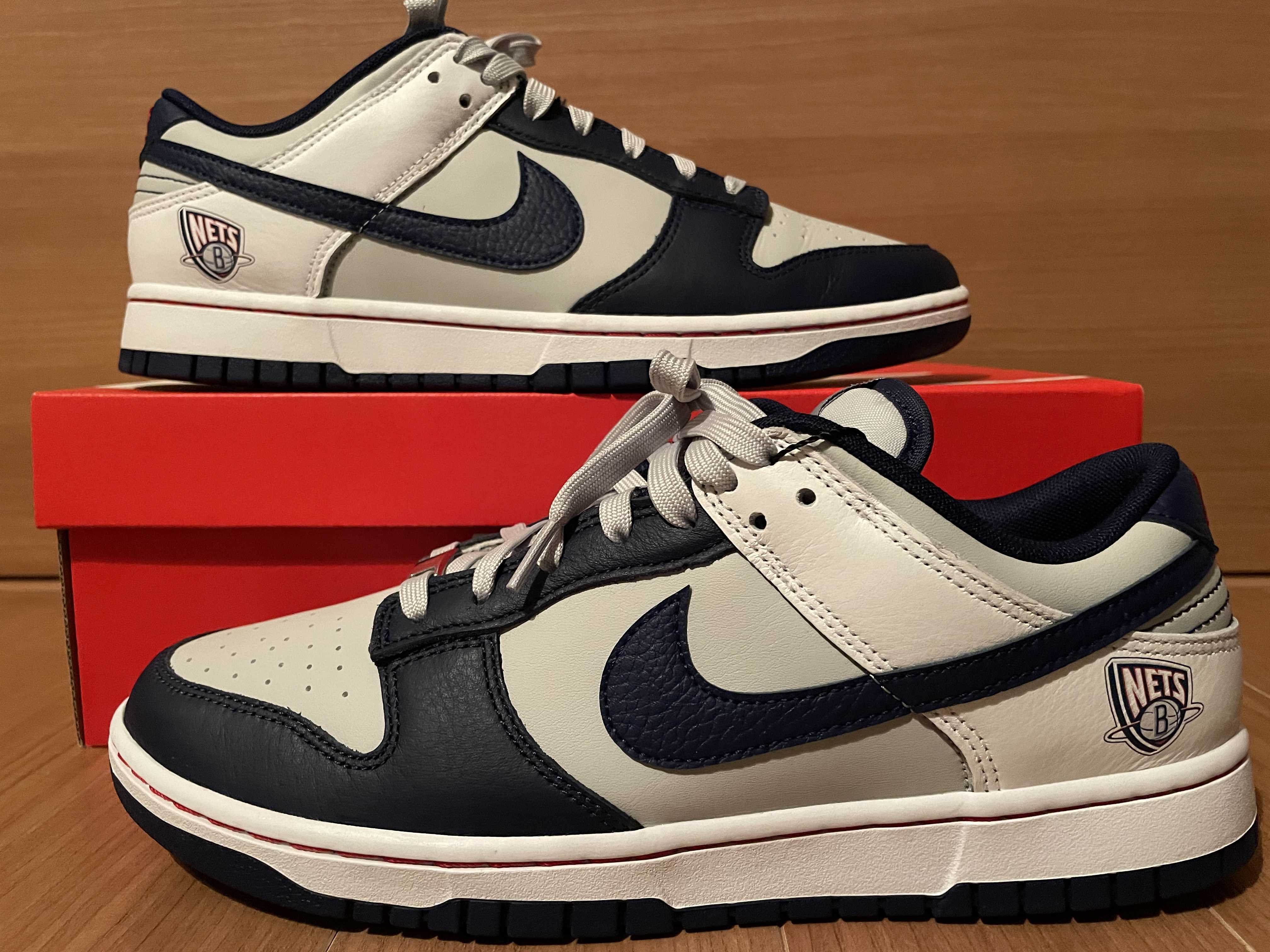NBA × Nike Dunk Low EMB 75th Anniversary "Nets"