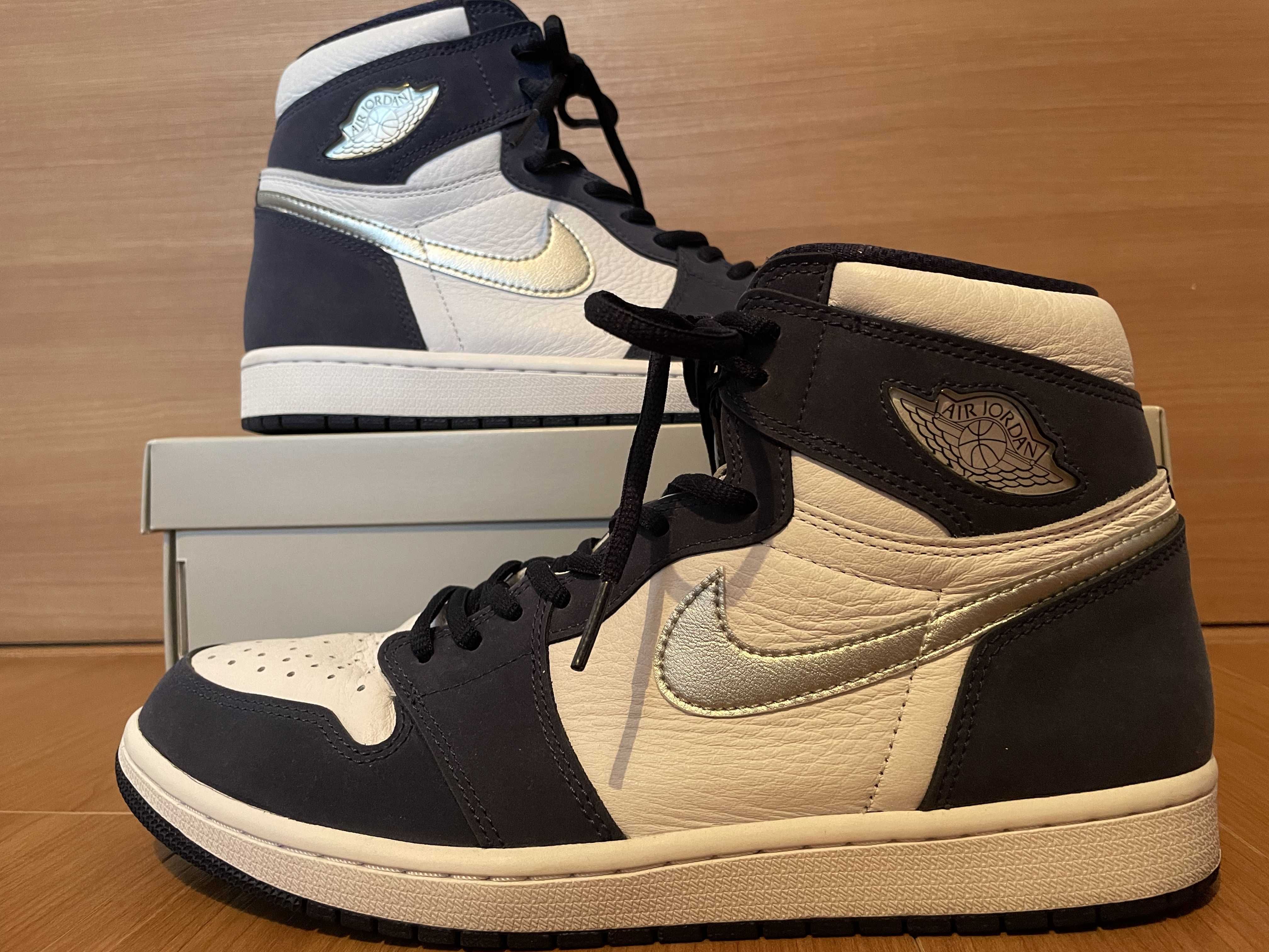 Nike Air Jordan 1 High OG CO.JP "White/Midnight Navy" (2020)(ブリーフケースなし)