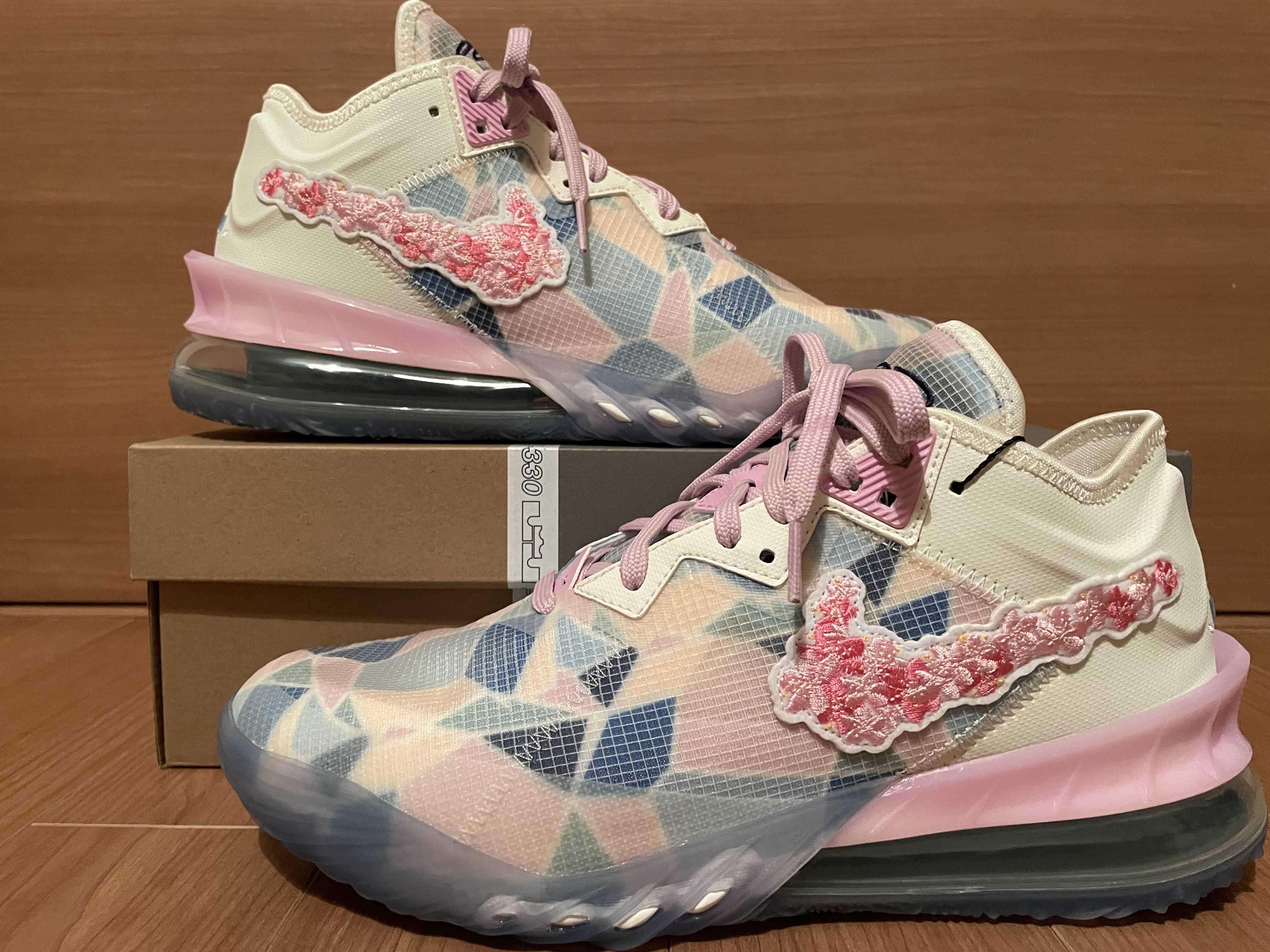 atmos × Nike LeBron 18 Low "Cherry Blossom"