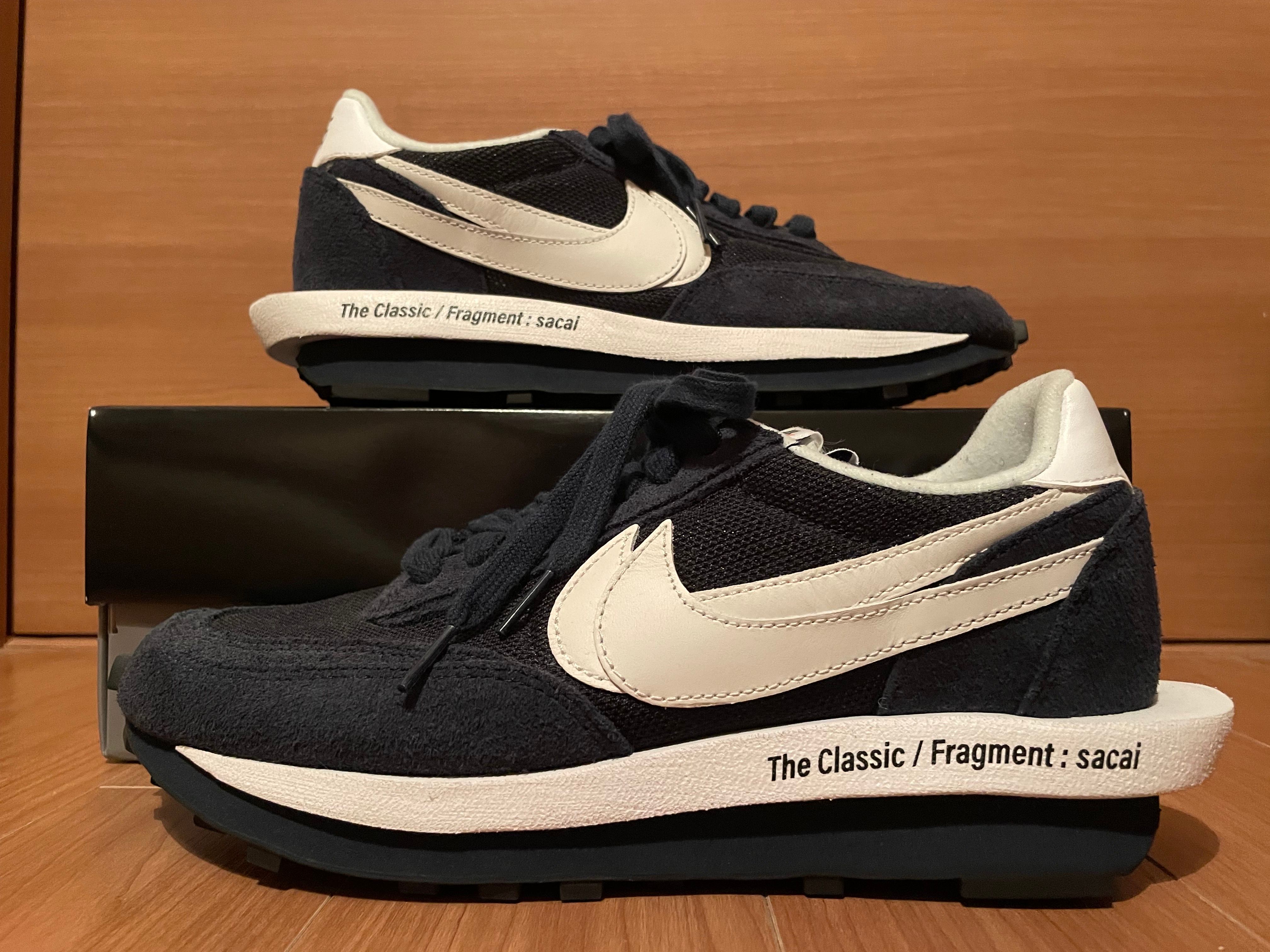 Fragment × sacai × Nike LD Waffle "Blackended Blue"