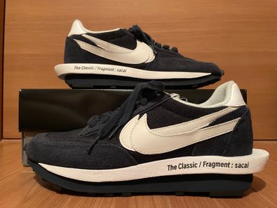 Fragment × sacai × Nike LD Waffle "Blackended Blue"