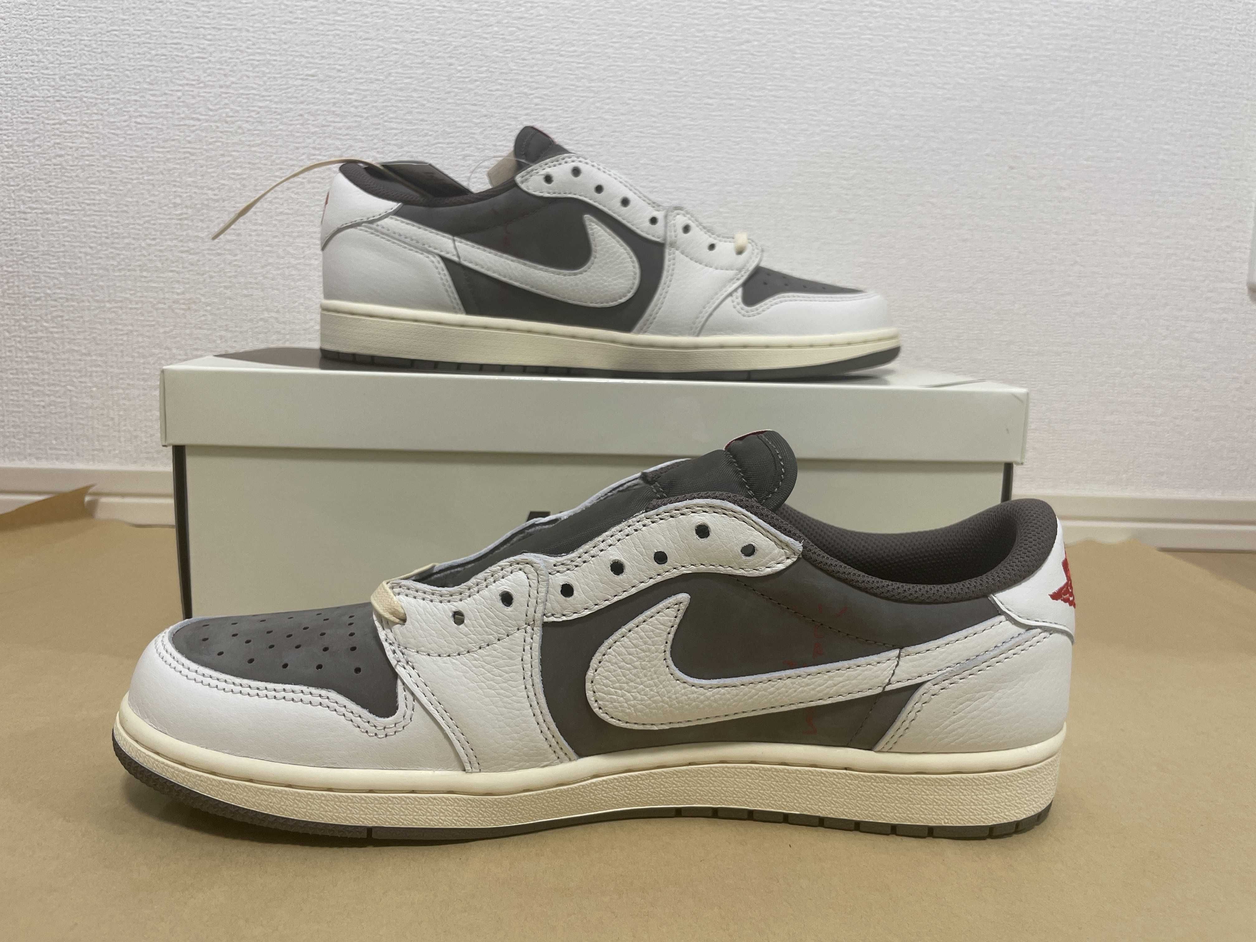 Travis Scott × Nike Air Jordan 1 Low OG SP "Reverse Mocha/Sail and Ridgerock"