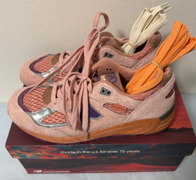 Salehe Bembury × New Balance 990V2 Sand Be The Time "Terra Cotta"