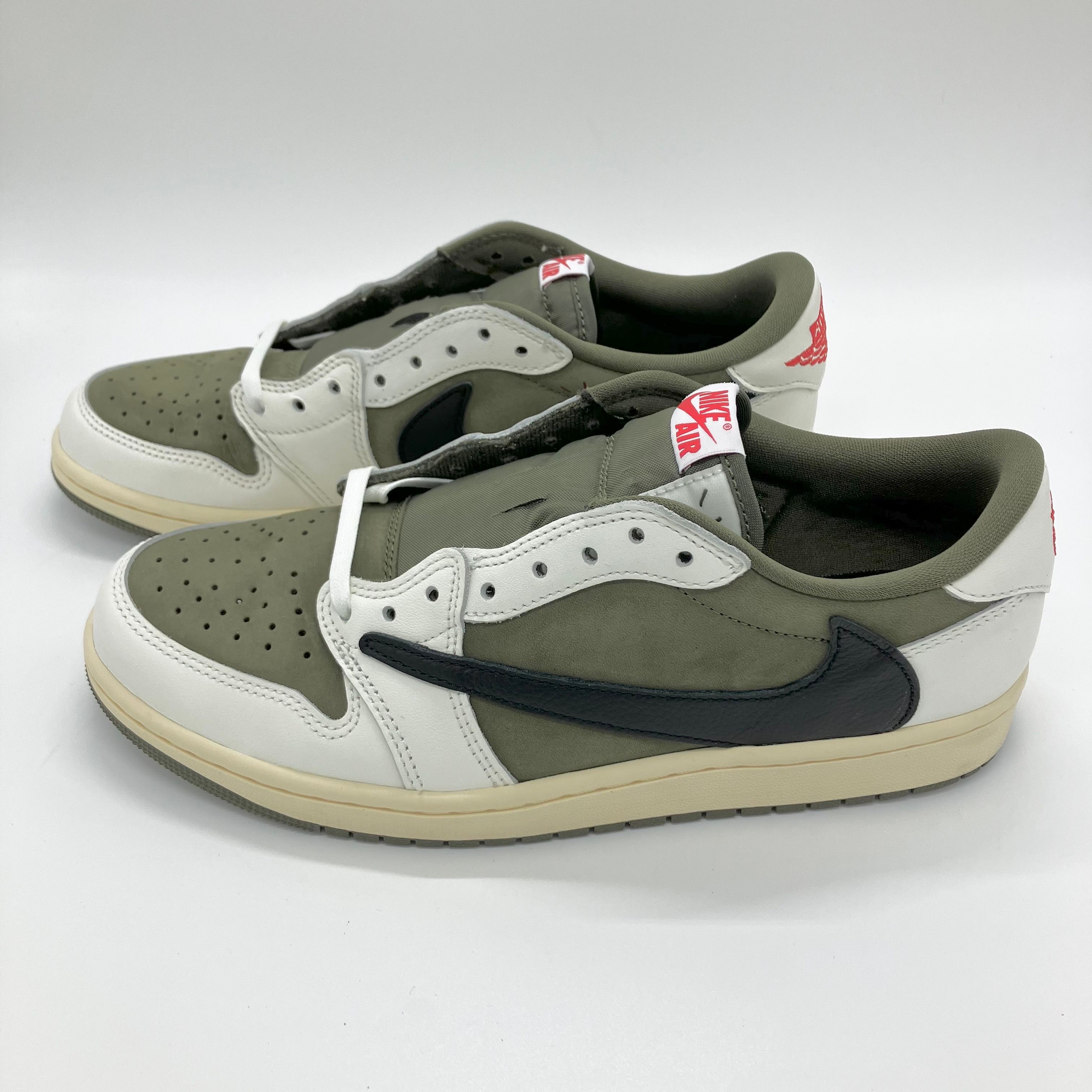 Travis Scott × Nike Air Jordan 1 Low OG SP "Reverse Olive"