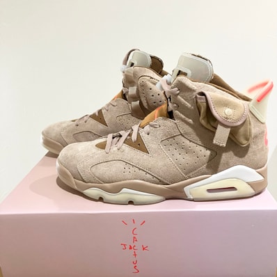 Travis Scott × Nike Air Jordan 6 "British Khaki"