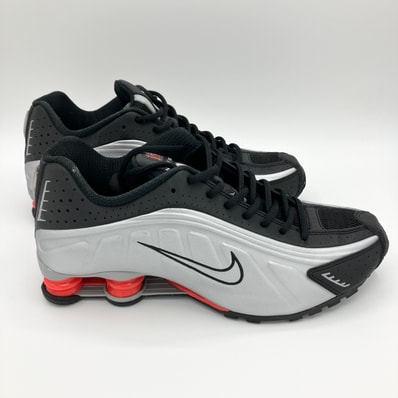 Nike Shox R4 "Metallic Silver/Red" (2024) HQ1988-002