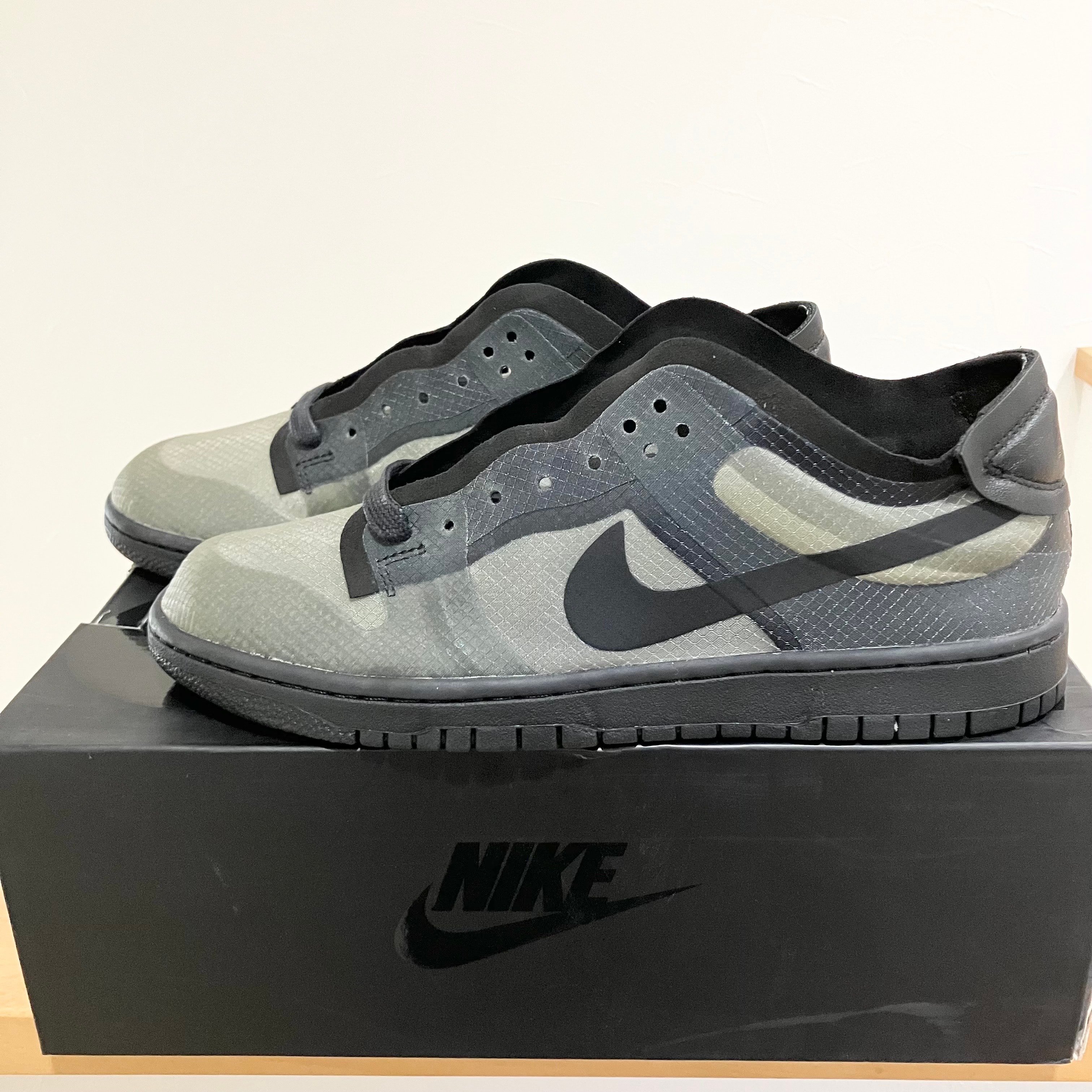 COMME des GARCONS × Nike Women's Dunk Low "Black/Clear Black"