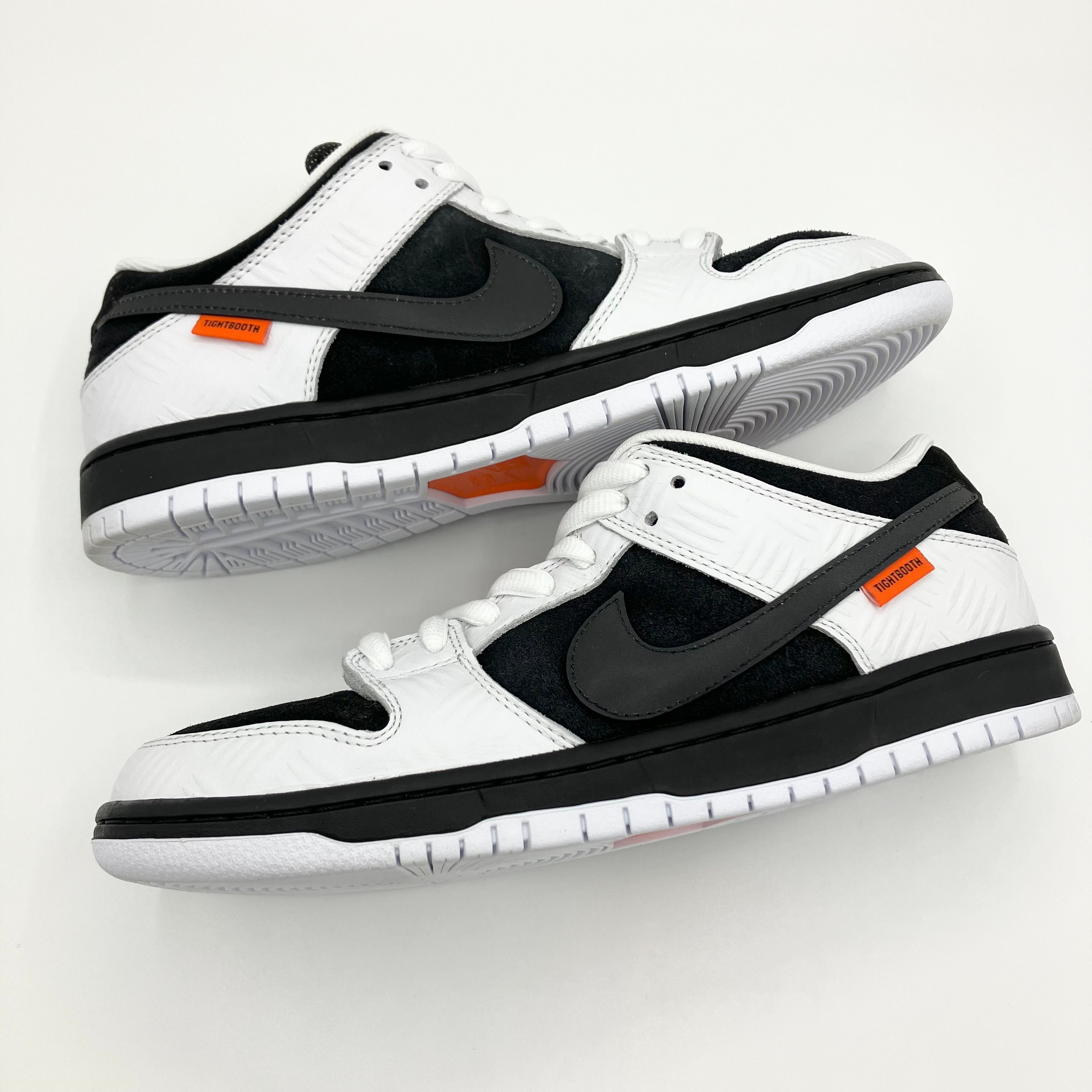 TIGHTBOOTH × Nike SB Dunk Low Pro QS "Black and White"