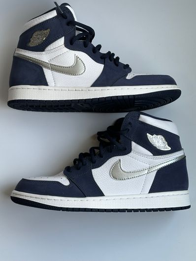 Nike Air Jordan 1 High OG CO.JP "White/Midnight Navy" (2020)(ブリーフケースなし)