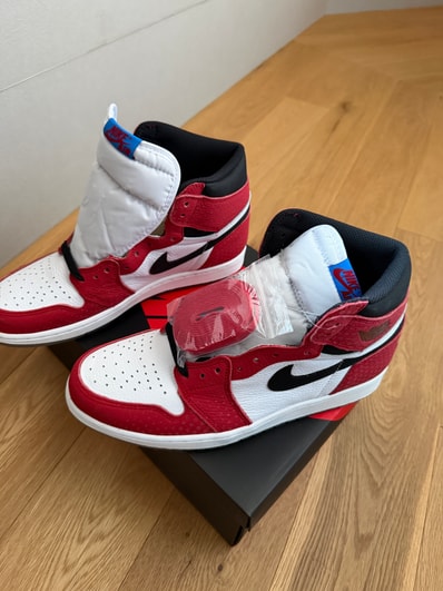 Spiderman × Nike Air Jordan 1 Origin Story "Gym Red/White/Photo Blue/Black"