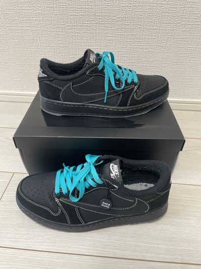 Travis Scott × Nike Air Jordan 1 Low OG SP "Black Phantom"