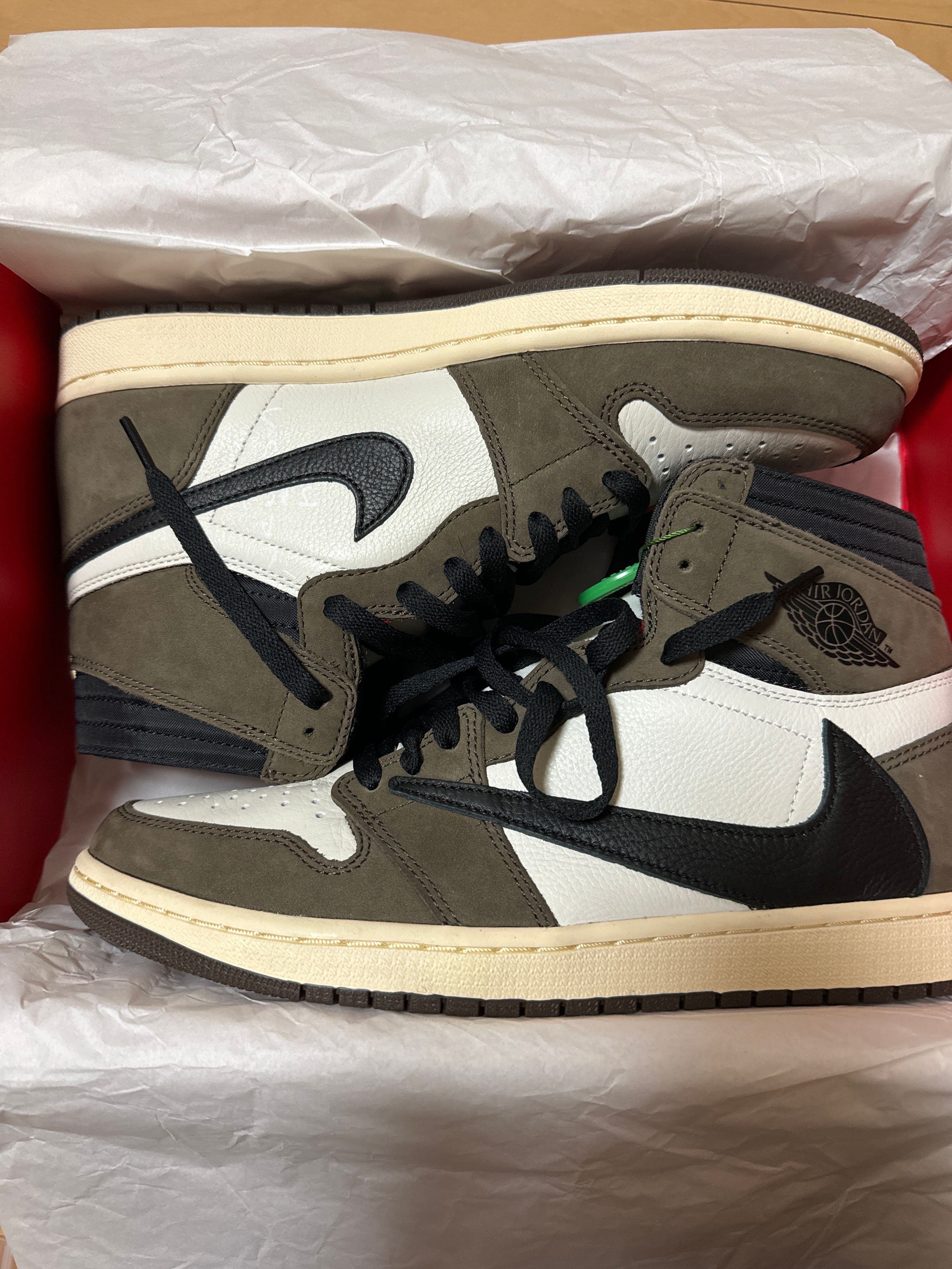 Travis Scott × Nike Air Jordan 1 Retro High OG TS SP "Sail/Dark Mocha"