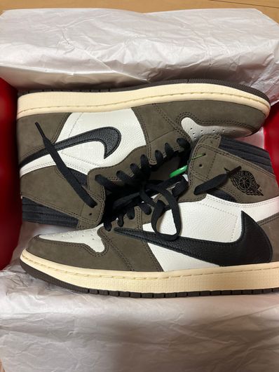 Travis Scott × Nike Air Jordan 1 Retro High OG TS SP "Sail/Dark Mocha"