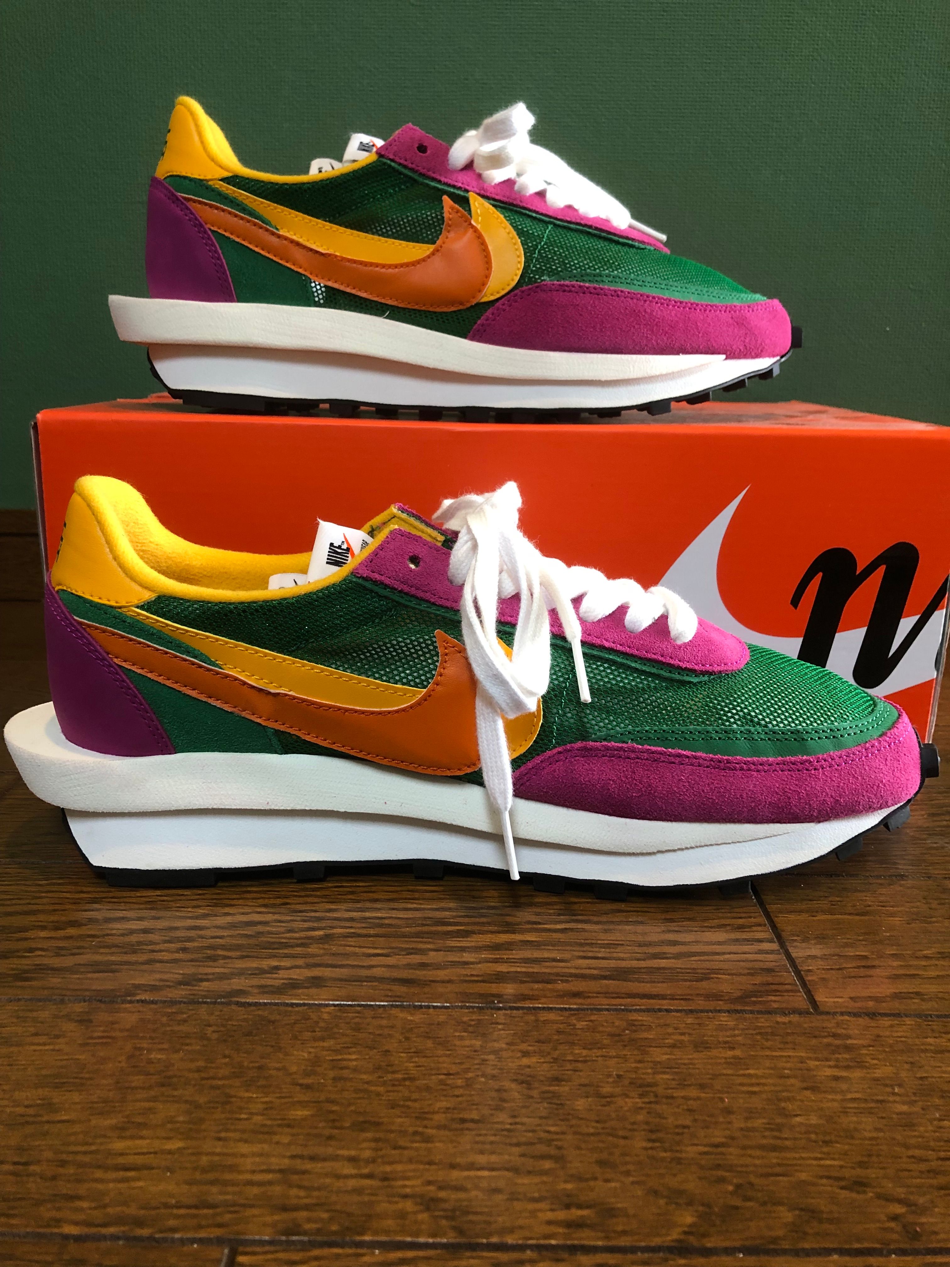 sacai × NIKE LDV WAFFLE "PINE GREEN"