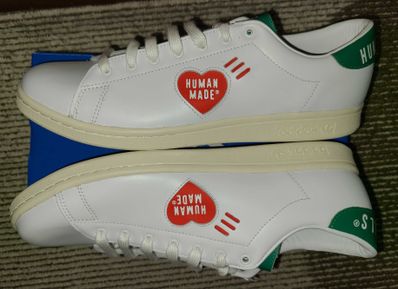 HUMAN MADE × adidas Stan Smith "Footwear White/Green"