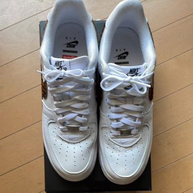 GOODENOUGH × Supreme × Nike Air Force 1 Low "White/Leopard" (25SS Week15)