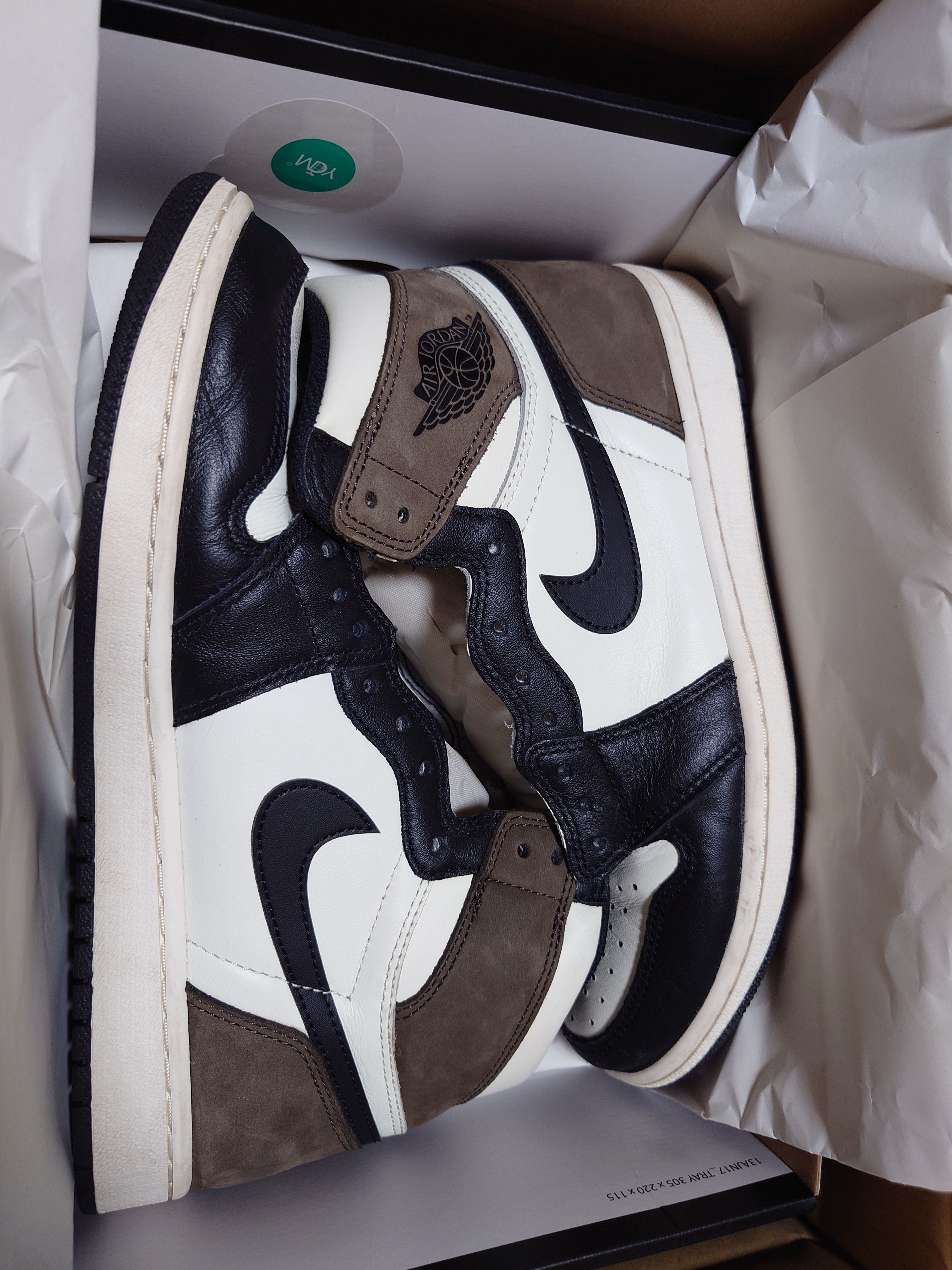 Nike Air Jordan 1 High OG "Sail/Dark Mocha/Black"