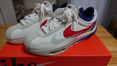 sacai × Nike Zoom Cortez "White and University Red"