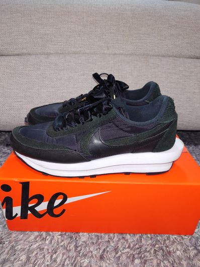 sacai × Nike LDV Waffle "Triple Black"